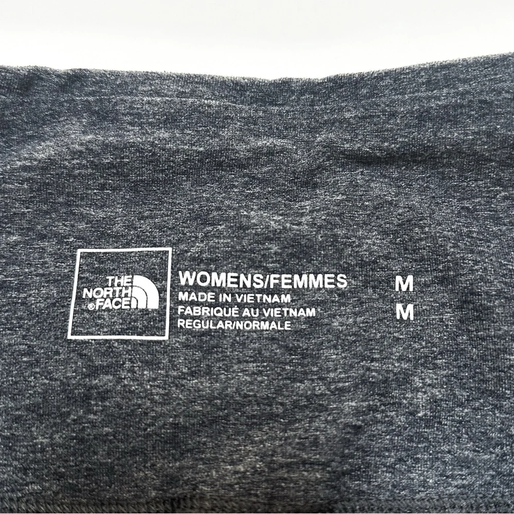 The North Face Women's Side Pocket Mid-Rise 7/8 Leggings Charcoal Heather Grey - Picture 8 of 11